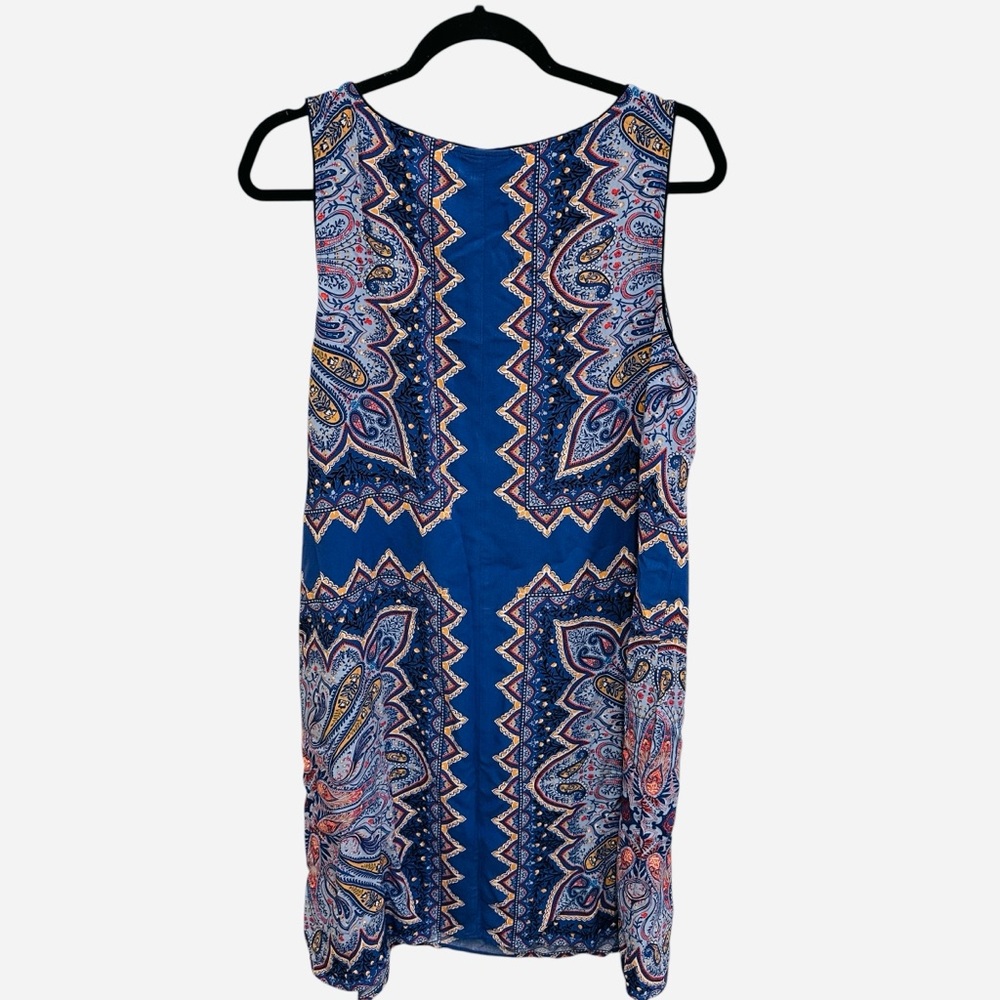 J. Jill A Line shift dress with border print paisley pattern Size L - Picture 9 of 12